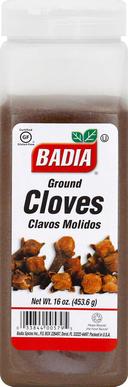 Badia Ground Cloves, 16 Ounce -- 6 per case