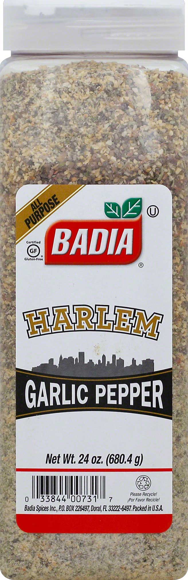 Badia Harlem Garlic Pepper Mix, 24 Ounce -- 6 per case