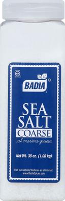 Badia Coarse Sea Salt, 38 Ounce -- 6 per case