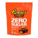 Reeses Zero Sugar Chocolate Candy and Peanut Butter Miniature Cup, 5.1 Ounce -- 8 per case