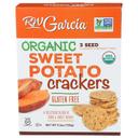 RW Garcia Organic Sweet Potato 3 Seed Cracker, 5.5 Ounce -- 6 per case