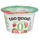 Too Good Strawberry Zero Sugar Low Fat Milk Yogurt, 5.3 Fluid Ounce -- 10 per case