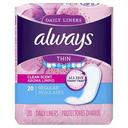 Always Scented Regular Thin Pantiliner - 20 count per pack -- 24 packs per case