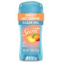 Secret Womens Scent Expressions Sweet Nectarine Clear Antiperspirant Deodorant Gel, 2.6 Ounce -- 12 per case