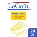 Single LeGout Vanilla Instant Pudding and Pie Filling, 24 Ounce