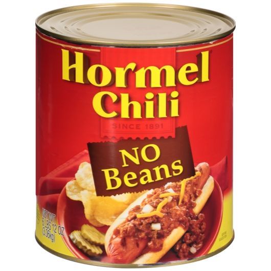 Hormel Chili No Beans, 108 Ounce -- 6 per case
