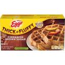 Kelloggs Eggo Thick and Fluffy Cinnamon Brown Sugar Waffle, 11.6 Ounce -- 8 per case