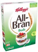 Kelloggs All Bran Cereal Buds, 22 Ounce -- 10 per case