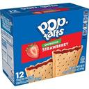 Kelloggs Pop Tarts Unfrosted Strawberry Toaster Pastry, 20.3 Ounce -- 12 per case