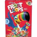 Kelloggs Froot Loops Original Sweetened Multigrain Cereal, 8.9 Ounce -- 18 per case
