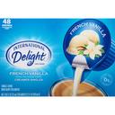 International Delight French Vanilla Creamer, 48 count per pack -- 4 per case.