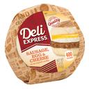 Deli Express Hot To Go Sausage Muffin, 5.1 Ounce -- 12 per case.