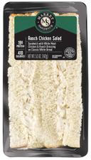 Deli Express Ranch Chicken Salad Wedge Sandwich, 5 Ounce -- 10 per case.