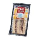 Deli Express Individually Wrapped Roast Beef and Cheese Sandwich, 4.4 Ounce -- 10 per case