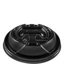 Solo Optima Black Plastic Reclosable Lid for ThermoGuard Cup -- 1200 per case.