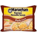 Maruchan Ramen Noodle Soup Pork Flavor -  3 oz. package, 24 per case
