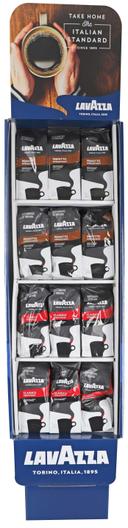 Lavazza 2 Flavors Ground Coffee Soft Packs -- 24 per case