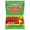 Haribo Happy Cherries Gummy Bears - Peg Bag, 8 Ounce -- 10 per case