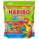 Haribo Rainbow Gummy Worms - Peg Bag, 9 Ounce -- 8 per case