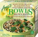 Amys Organic Brown Rice Black Eyed Peas and Veggie Bowl, 9 Ounce -- 12 per case