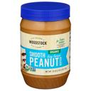 Woodstock Farms Organic Easy Spread Smooth Peanut Butter - Salted, 35 Ounce -- 12 per case.