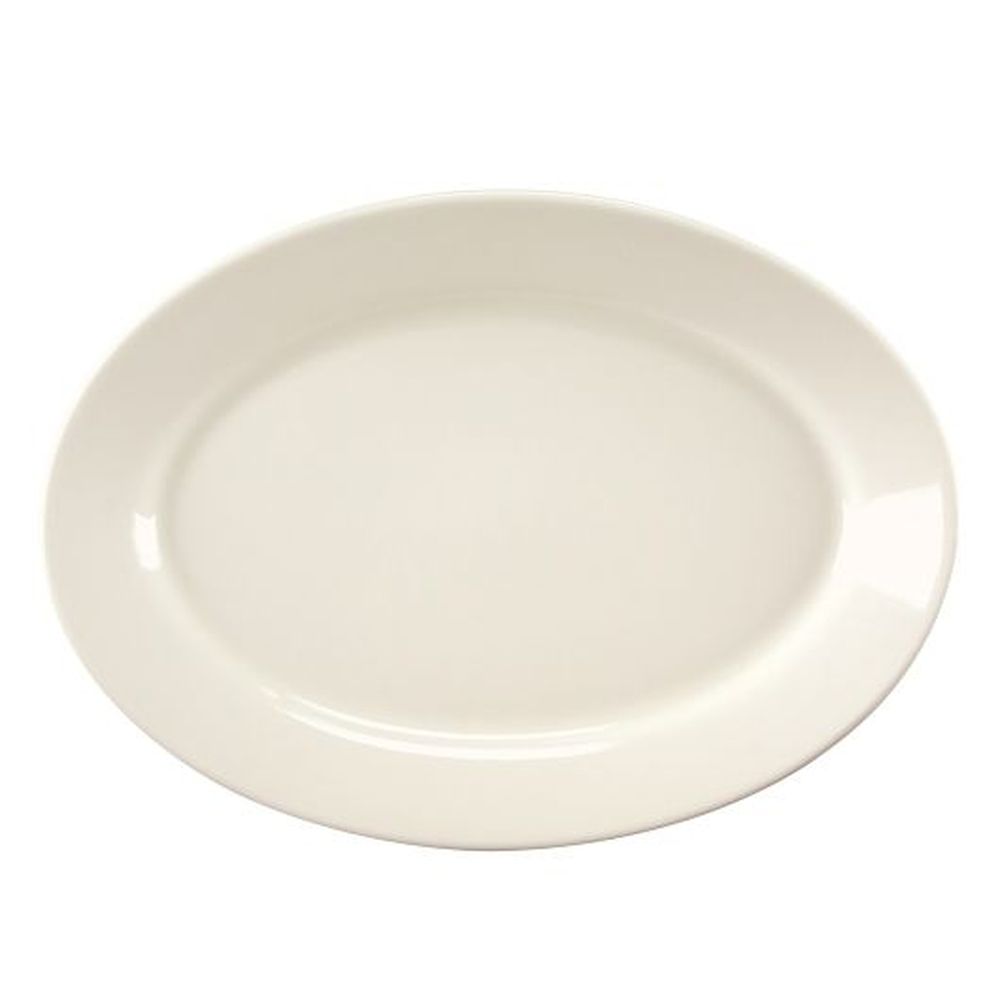 Homer Laughlin Undecorated Oval Platter, 8 1/8 x 5 5/8 inch -- 36 per case