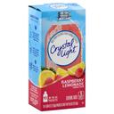 Crystal Light On The Go Raspberry Lemonade Powdered Soft Drink Mix, 0.08 Ounce - 10 per pack -- 12 packs per case.