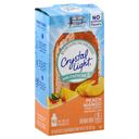 Crystal Light On The Go Peach Mango Powdered Soft Drink Mix, 0.07 Ounce - 10 per pack -- 12 packs per case.