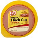 Oscar Mayer Super Thick Cut Meat Bologna, 1 Pound -- 6 per case.