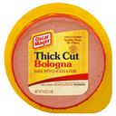 Oscar Mayer Red Rind Thick Sliced Bologna, 1 Pound -- 6 per case.