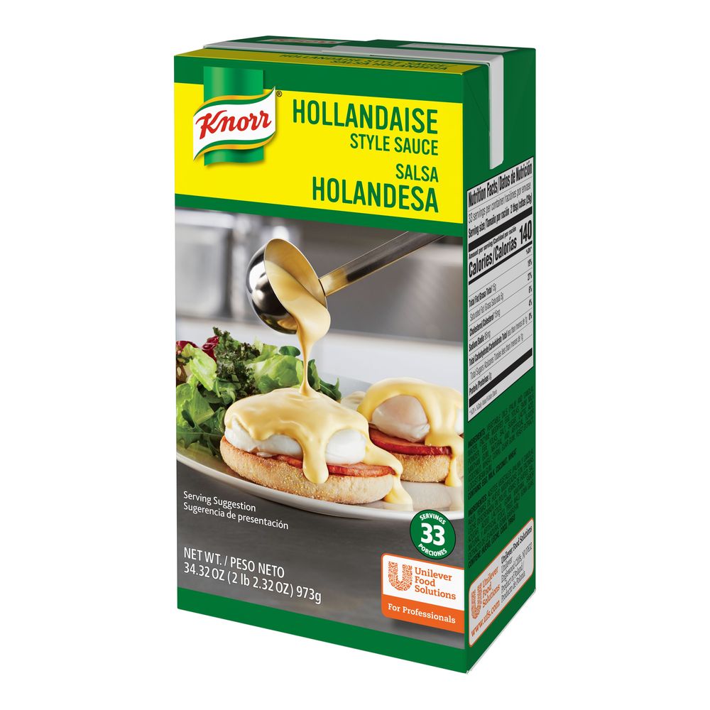 Single Knorr Professional Sauce Liquid Hollandaise, 34.32 Ounce
