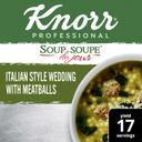 Single Knorr Professional Soup du Jour Italian Style Wedding with Meatballs Soup Mix, 18.2 Ounce