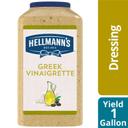 Single Hellmann's Greek Vinaigrette Salad Dressing Jug, 1 Gallon