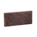 Niagara Brown Utility Pad, 4 5/8 x 10 inch - 20 per case