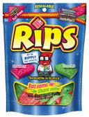 Rips Bite Size Strawberry Green Apple Licorice Piece, 8 Ounce -- 12 per case.