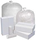Pitt Plastics Clear 8 Micron Natural Star Perforated Can Liner Roll, 10 Gallon -- 1000 per case.
