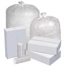 Pitt Plastics High Density Interleaved Natural Star 33 x 40 Narrow Base Can Liner -- 250 per case.