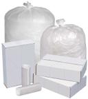 Pitt Plastics High Density Natural Clear Interleaved Can Liner, 45 Gallon Capacity -- 250 per case.