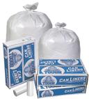 Pitt Plastics Mighty Tough Heavy White Coreless Roll Can Liner, 30 Gallon Capacity -- 200 per case.
