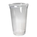 Greenware B Size Compostable Plastic Clear Cold Drink Cup, 24 Ounce Capacity -- 600 per case.