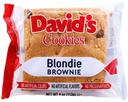 Davids Cookies Individually Wrapped Blondie Brownie, 4 Ounce -- 48 per case