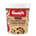 Davids Chocolate Chip Edible Cookie Dough, 12 count