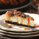 Davids Chocolate Caramel Pecan Turtle Cheesecake -- 28 per case.