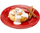 Davids Cookies Iced Baked Cinnamon Roll, 6 Ounce -- 24 per case.