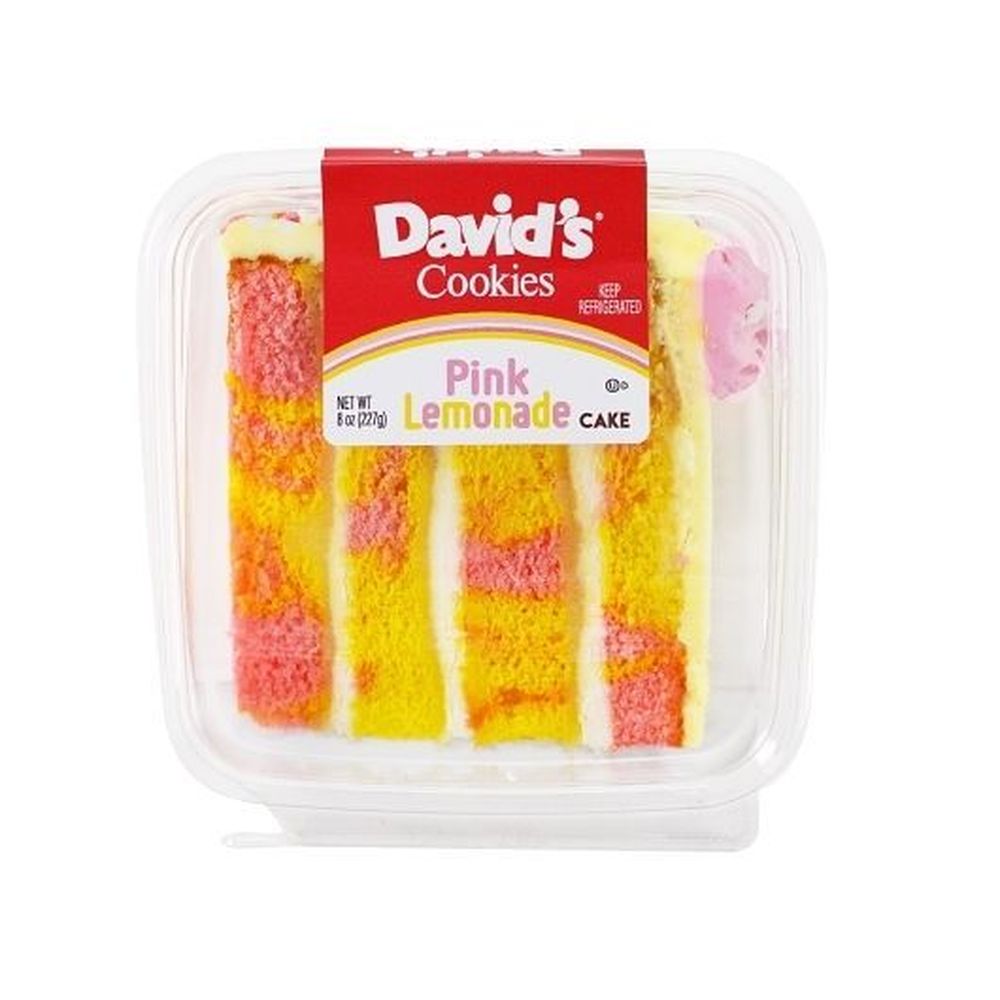 Davids Pink Lemoneade Cake Slices, 8 Ounce -- 8 per case
