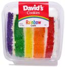 Davids Cookies Rainbow Cake Slice, 7 Ounce -- 24 per case