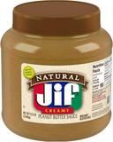 Jif Natural Peanut Butter Sauce, 4.5 Pound Jar -- 2 per case