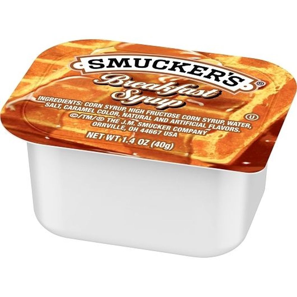 Smuckers Breakfast Syrup - Single Serve, 1.4 Ounce -- 100 per case