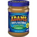 Adams Natural Crunchy Peanut Butter, 16 Ounce -- 12 per case.
