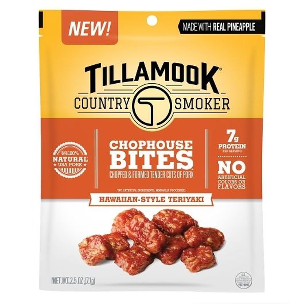 Tillamook Country Smoker Hawaiian Teriyaki Bites with Clip Strip, 2.5 Ounce -- 12 per case